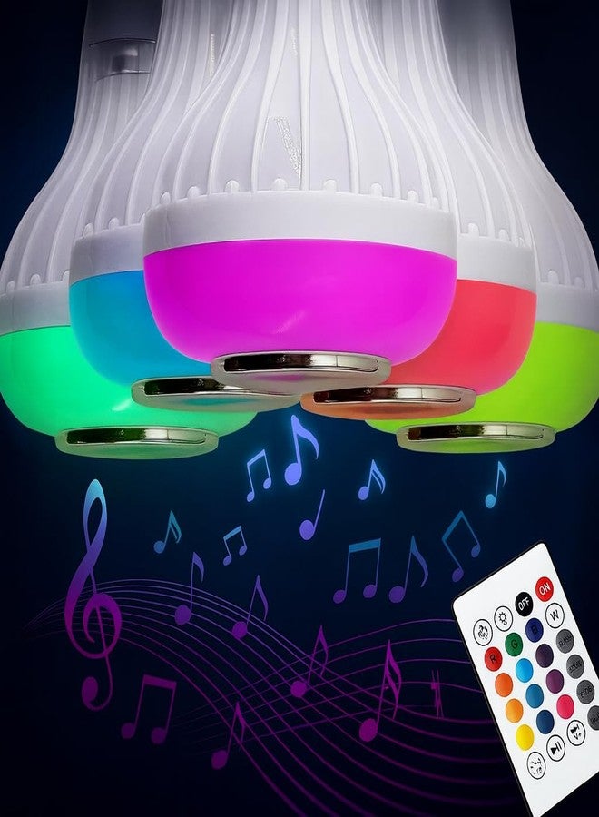 Gesto 12W Bluetooth 5.0 Music LED Bulb with Speaker | RGB Color Changing B22 Bulb with Remote | 16 Colors, Bright LED Light, Mood Lighting for Bedroom, Living Room & Home Parties - Image 4